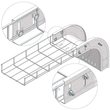 11971 Trayco CT110 FB90 400 PG H=110mm, W=400mm, pre galvanised Kabelrinne Fall Produktbild Additional View 3 S