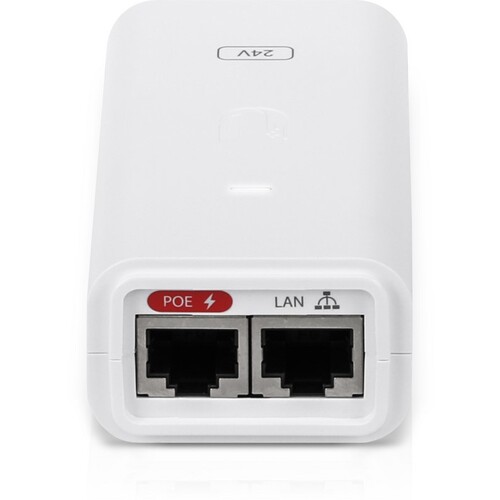 POE-24-24W-G-WH Ubiquiti PoE Injector 24V, 1.0A, Gigabit, weiß Produktbild Additional View 3 L