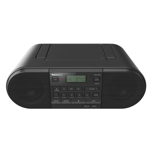 RX-D550E-K Panasonic CD Radio mit Bluetooth, Netz & Batteriebetrieb, FB Produktbild Additional View 3 L