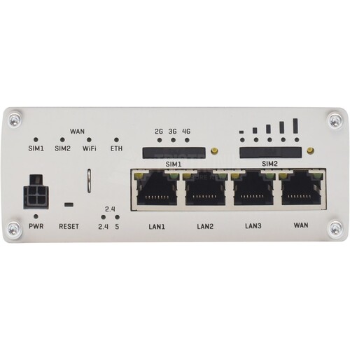 RUTX11 Teltonika LTE Cat6 Dual SIM Router, 4x 1Gbit, Wave 2 802.11ac, GPS, Produktbild Additional View 3 L