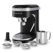 5KES6503EBK KitchenAid Halbautomatische Espressomaschine Artisan Gusseisen Schw Produktbild Additional View 3 S