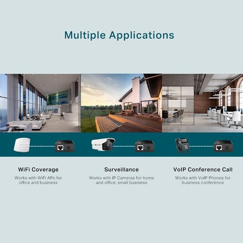 TL-POE150S TP-Link PoE Injector Adapter Produktbild Additional View 3 L
