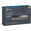 TL-SG1016PE TP-Link 16 Port Gigabit Easy Smart Switch with 8 Port PoE+ Produktbild Additional View 3 S