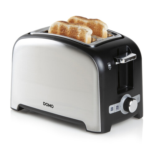 DO959T Domo Toaster Edelstahl 7 Stufen inkl. Brötchenaufsatz Produktbild Additional View 3 L