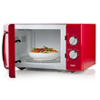 DO2925 Domo Mikrowelle 25l Drehteller 27 cm Rot Produktbild Additional View 3 S