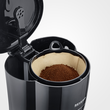 KA4320 Severin Filterkaffeeautomat mit Glaskanne 10 Tassen Schwarz Produktbild Additional View 3 S