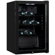 810930503 Exquisit GKS120-GT-160C black Glastürkühlschrank 84 x 54 x 54,5 cm Produktbild Additional View 3 S
