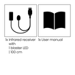 25008213 Marmitek IR100USB Infrared extender | blaster | power supply via U Produktbild 3 S