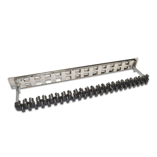 WKS PANEL 24 NICKEL Wirewin Wirewin High Quality 24 Port Leerpanel für Keys Produktbild Additional View 4 L
