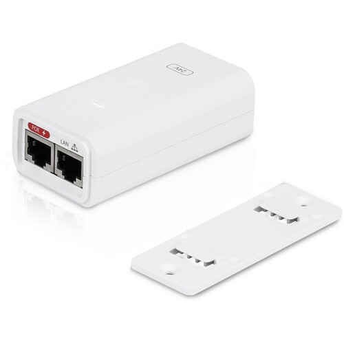 POE-24-24W-G-WH Ubiquiti PoE Injector 24V, 1.0A, Gigabit, weiß Produktbild Additional View 4 L