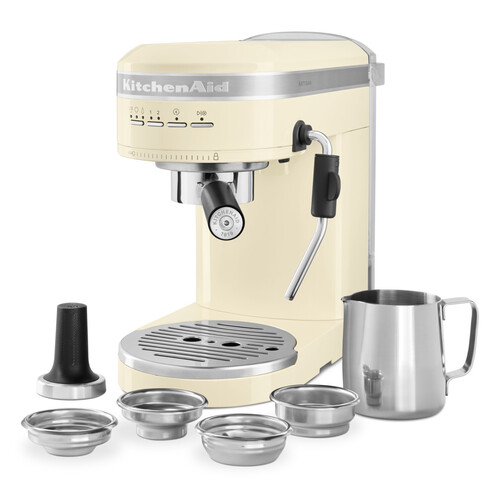 5KES6503EAC KitchenAid Halbautomatische Espressomaschine Artisan Creme Produktbild Additional View 4 L