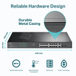 TL-SG1218MP TP-Link 18 Port Gigabit Rackmount Switch with 16 Port PoE+ Produktbild 4 S