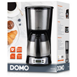 DO709K Domo Filterkaffeemaschine Thermo 1l 8 Tassen mit Timer Schwarz Produktbild Additional View 4 S