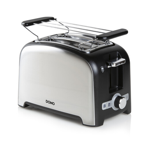 DO959T Domo Toaster Edelstahl 7 Stufen inkl. Brötchenaufsatz Produktbild Additional View 4 L