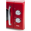 DO2925 Domo Mikrowelle 25l Drehteller 27 cm Rot Produktbild Additional View 4 S