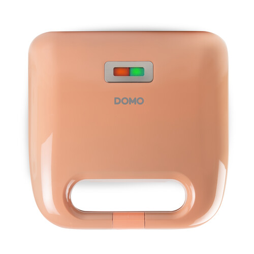 DO1106C Domo Snack Party 2-in-1 Sandwichmaker und Waffeleisen rosa Produktbild Additional View 4 L