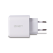 73428 Lindy 65W USB Type A & C GaN Charger mit EU-Stecker Produktbild Additional View 4 S