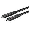 43398 Lindy 10m USB 3.2 Gen 2 & DP 1.4 Typ C Hybridkabel Produktbild Additional View 4 S