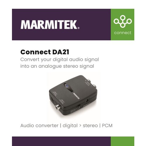 25008127 Marmitek Connect DA21 Audio converter | digital > stereo | PCM Produktbild Additional View 4 L