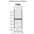 7744 0112 Trisa Weinklimaschrank 291lt mit Dual Zone, Türe links angeschlagen Produktbild Additional View 5 S