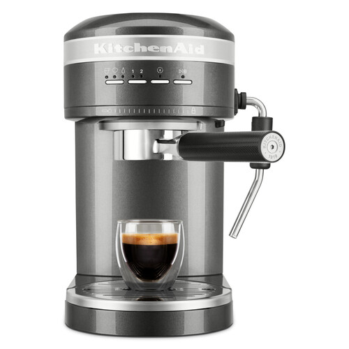 5KES6503EMS KitchenAid Halbautomatische Espressomaschine Artisan Medallion Silb Produktbild Additional View 5 L
