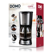 DO708K Domo Filterkaffeemaschine 1,5l 12 Tassen mit Timer Schwarz Produktbild Additional View 5 S