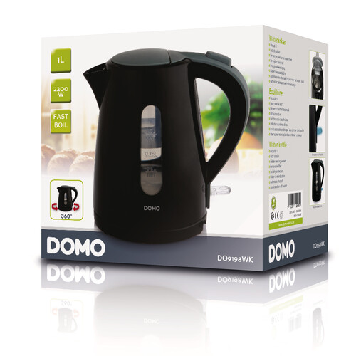 DO9198WK Domo Wasserkocher 1l schwarz Produktbild Additional View 5 L