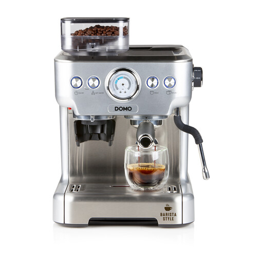 DO725K Domo Espressomaschine Siebträger mit Mühle Semi-professionell 20 Bar Produktbild Additional View 5 L