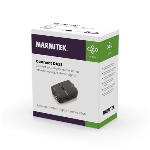 25008127 Marmitek Connect DA21 Audio converter | digital > stereo | PCM Produktbild Additional View 5 L