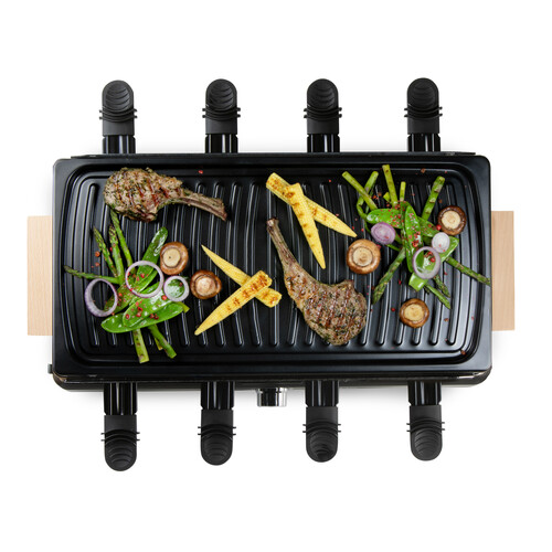 DO9261G Domo Raclette-Grill für 8 Personen Wooden design Produktbild Additional View 5 L