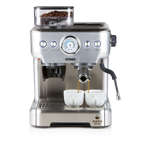 DO725K Domo Espressomaschine Siebträger mit Mühle Semi-professionell 20 Bar Produktbild Additional View 6 L