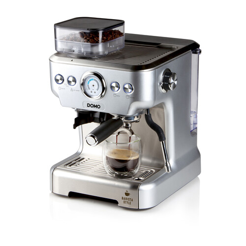 DO725K Domo Espressomaschine Siebträger mit Mühle Semi-professionell 20 Bar Produktbild Additional View 7 L