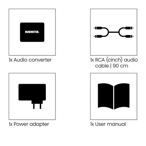 25008127 Marmitek Connect DA21 Audio converter | digital > stereo | PCM Produktbild Additional View 7 L