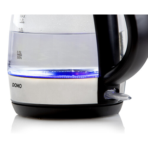 DO9218WK Domo Glas Wasserkocher 1,2l blau beleuchtet 2200W Produktbild Additional View 8 L