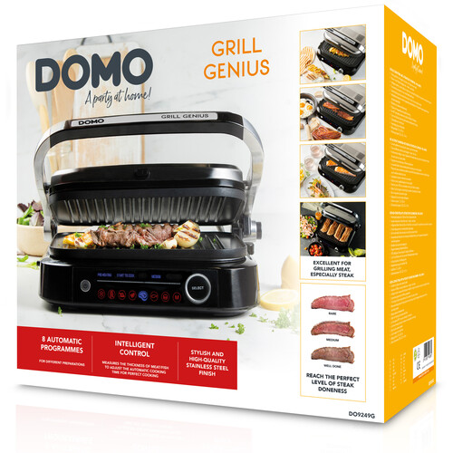 DO9249G Domo Digitaler Kontaktgrill Grill Genius mit abnehmbaren platten Produktbild Additional View 8 L