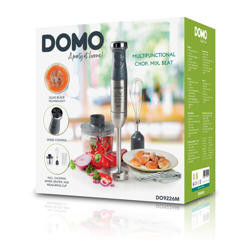 DO9226M Domo Stabmixer-Set 3-in-1 mit Schneebesen und Zerkleinerer Produktbild Additional View 8 L