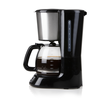 DO708K Domo Filterkaffeemaschine 1,5l 12 Tassen mit Timer Schwarz Produktbild Back View S