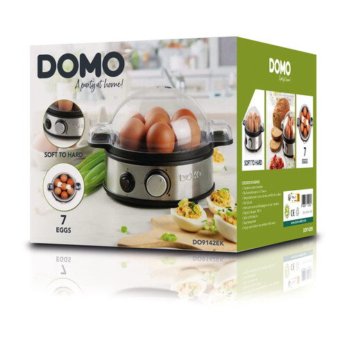 DO9142EK Domo Eierkocher für 1- 7 Eier Edelstahl Produktbild Default L