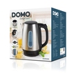 DO496WK Domo Wasserkocher 1,7l Edelstahl 2200W Produktbild Side View S