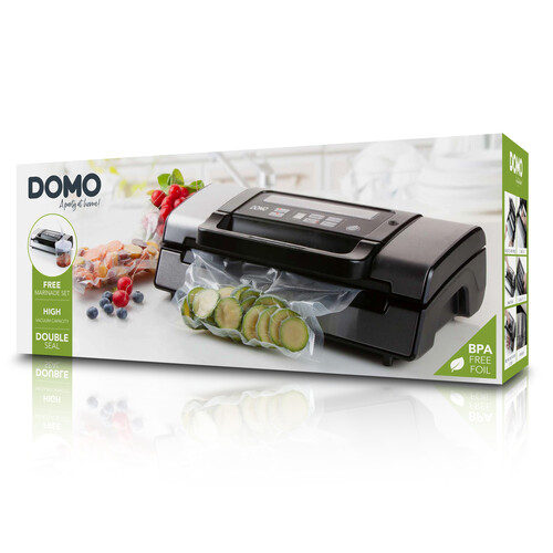 DO331L Domo Vakuumiergerät 20l/min mit doppel Schweißnaht je 2,5mm Produktbild Side View L