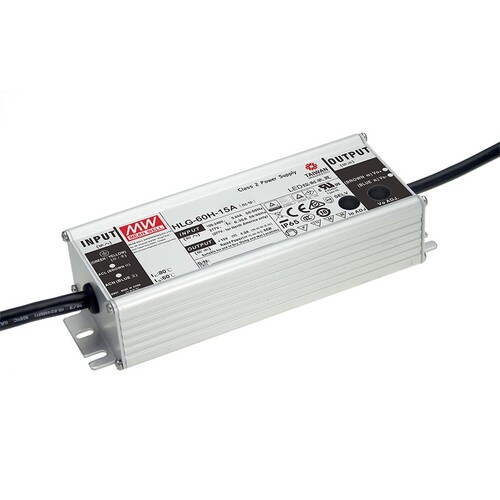 HLG-60H-24 Bilton LED Konverter 24VDC 60W IP67 171x61,5x36,8mm Produktbild Additional View 1 L