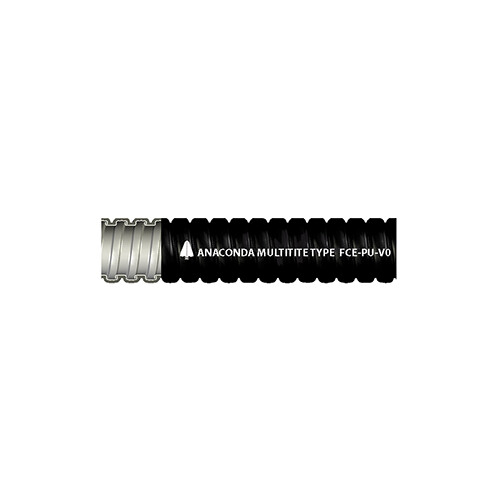 374.025.2 Anamet Multitite FCE-PU-V025 Schutzschlauch schwarz NW25 Produktbild Front View L