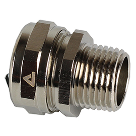 7140126 Anamet COMPACT FITTING STRAIGHT NICKEL PLATED BRASS, IP 40 NPT 1/2 Produktbild front M