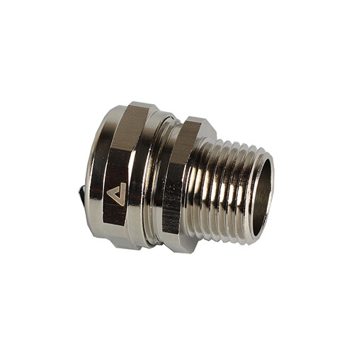 7140166 Anamet COMPACT FITTING STRAIGHT NICKEL PLATED BRASS, IP 40   NPT 1/2    Produktbild Front View L
