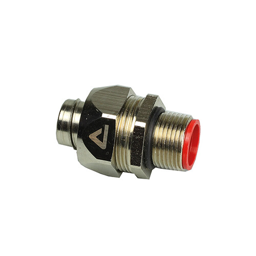 8120637 Anamet FITTING STRAIGHT NICKEL PLATED BRASS, IP 40   M63 x 1,5   UI /  Produktbild Front View L