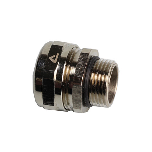 7120161 Anamet COMPACT FITTING STRAIGHT NICKEL PLATED BRASS, IP 66/67   M16 x 1 Produktbild Front View L