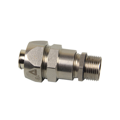 8107111 Anamet CABLE HOSE FITTING NICKEL PLATED BRASS, IP 67   Pg 11   3/8 Produktbild Front View L