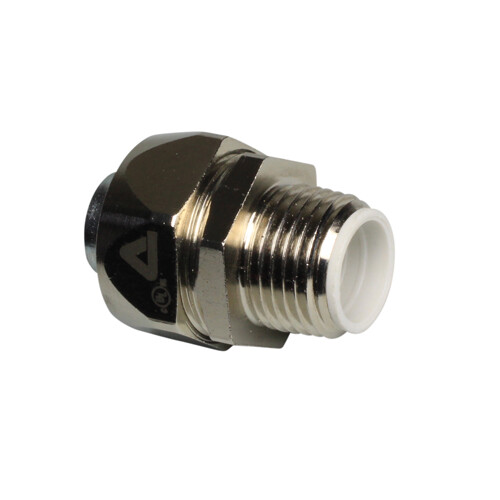 8140161 Anamet FITTING STRAIGHT NICKEL PLATED BRASS, IP 67   NPT 1/2   1/2 Produktbild Front View L