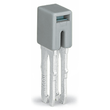280-402 WAGO QUERBRÜCKER ISOLIERT 2,5 GRAU Produktbild front S