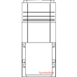 SX310 ELSTA-MOSDORFER S3TX 950/320 T-KUNSTSTOFFSOCKEL HÖHE 950MM M. AS Produktbild